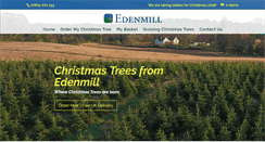 Desktop Screenshot of edenchristmastrees.co.uk